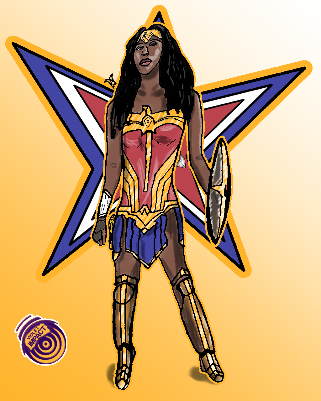 Illustrated Wonder Woman